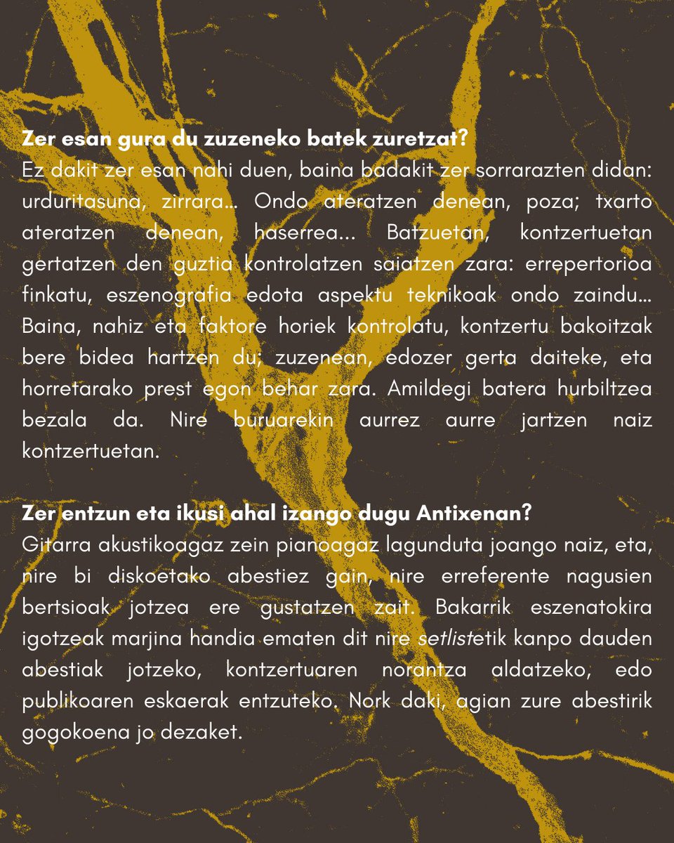 Gernikatik etorriko zaigu Gaizka Insunza (<a href="/Gaizkaudience/">Gaizka Insunza Aranc</a> ) denboraldiko lehen kontzertua eskaintzera; hilaren 25ean (domeka) izango da, 18:00etan, Antixenan.
Gaztetxean ikusiko dugu elkar!
#burrundafaktoria #antixenagaztetxia