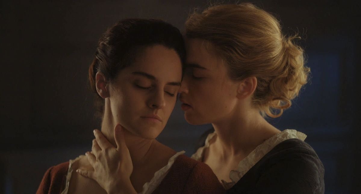 filmsbygays's tweet image. you know a wlw couple is gonna eat up gay yearning when they’re depicted in this era