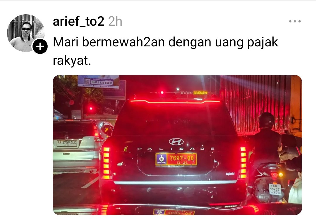 innovacommunity's tweet image. Pejabat mobilnya bagus2 bgt yah?😍