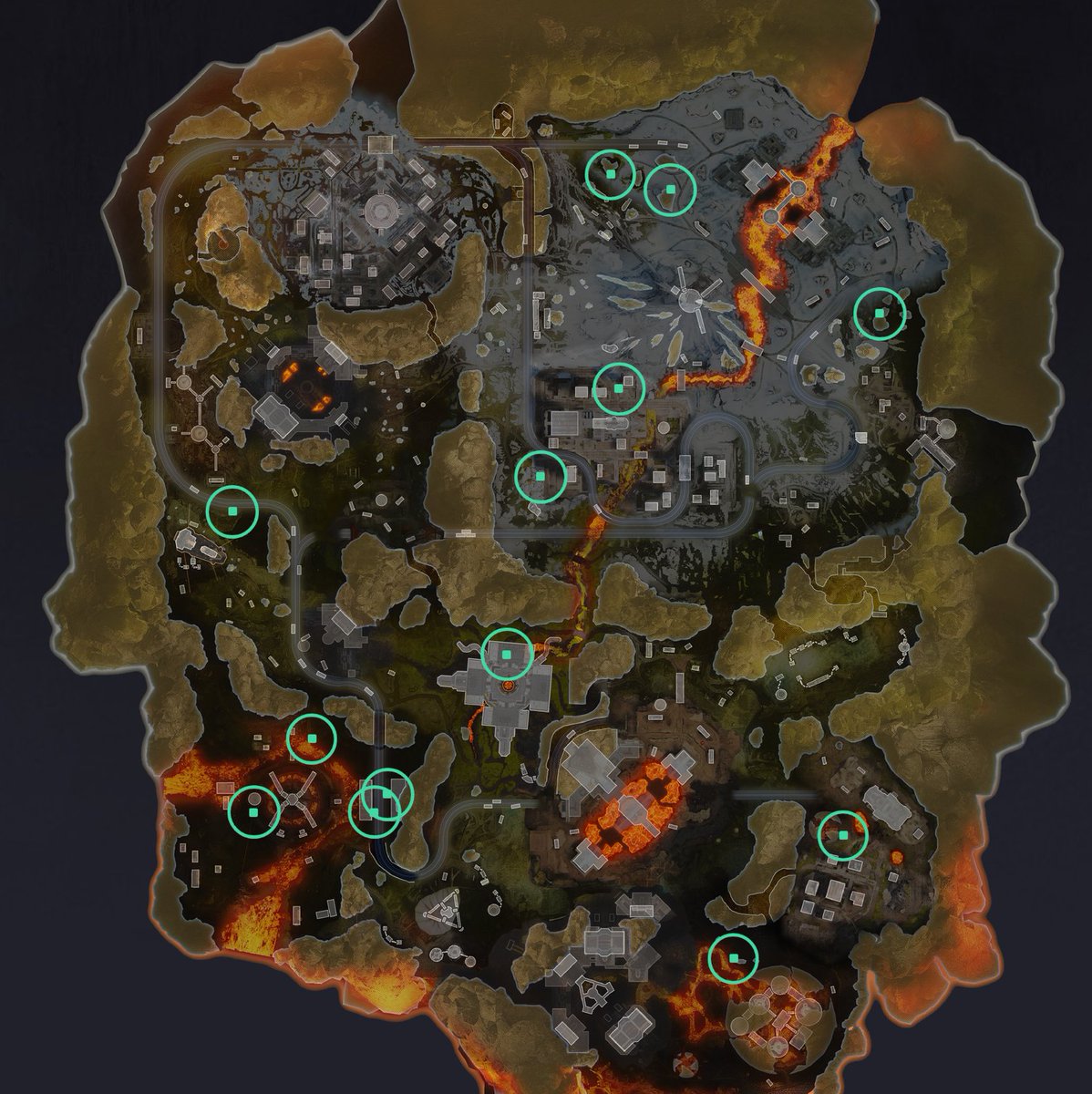 _ApexStatus's tweet image. All rings seen so far in Y5 Champs - World's Edge, Storm Point, E-District