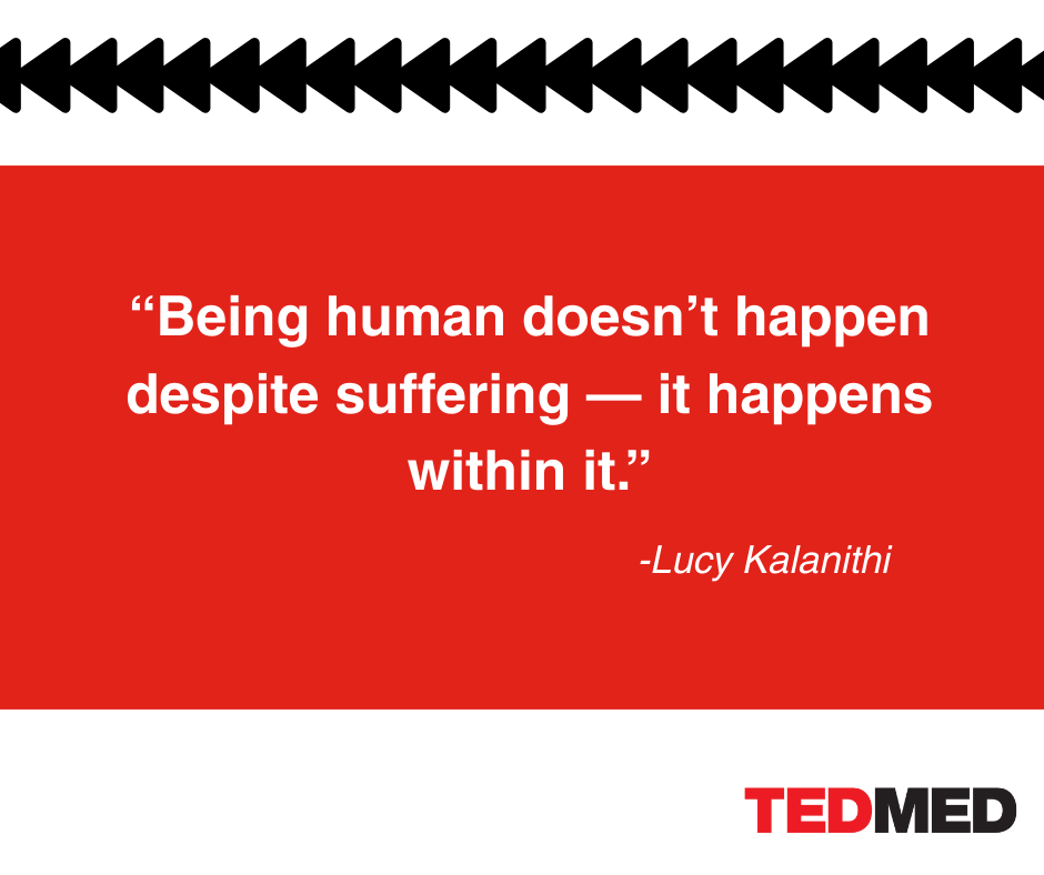 TEDMED's tweet image. Riding the 2016 wave, we’re bringing back one of TEDMED’s most unforgettable talks. Lucy Kalanithi’s “What makes life worth living in the face of death” shows us that even at life’s edges, meaning comes from love, connection, and the moments we choose to treasure.

Watch the full…