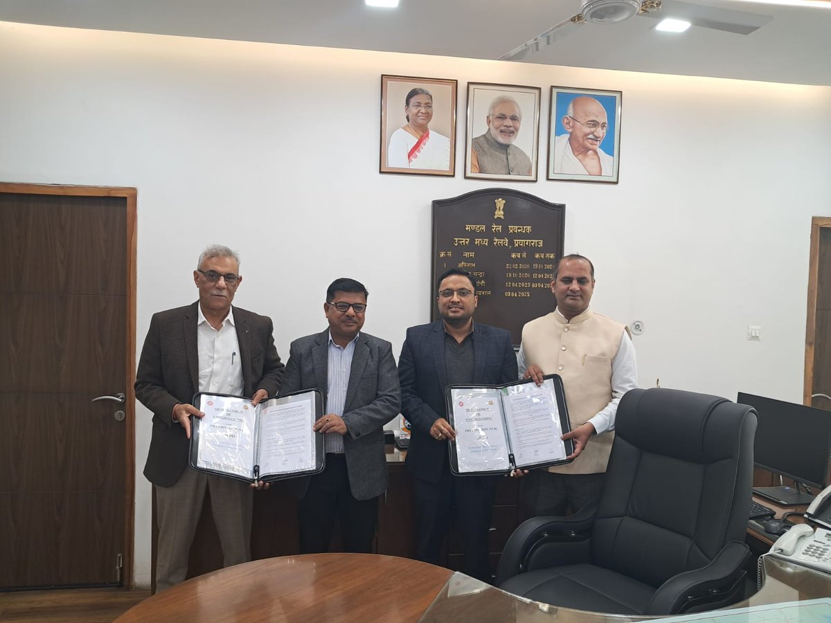 पूर्व सैनिकों के अनुभव से रेल संरक्षा को नई मजबूती 🚉🇮🇳

मंडल रेल प्रबंधक/प्रयागराज के नेतृत्व  में प्रयागराज रेल मंडल और आर्मी वेलफेयर प्लेसमेंट ऑर्गनाइजेशन, लखनऊ (AWPO) के बीच हुए MoU के तहत 271 पदों पर पूर्व सैनिकों की पॉइंट्समैन के रूप में तैनाती प्रस्तावित है।

यह पहल