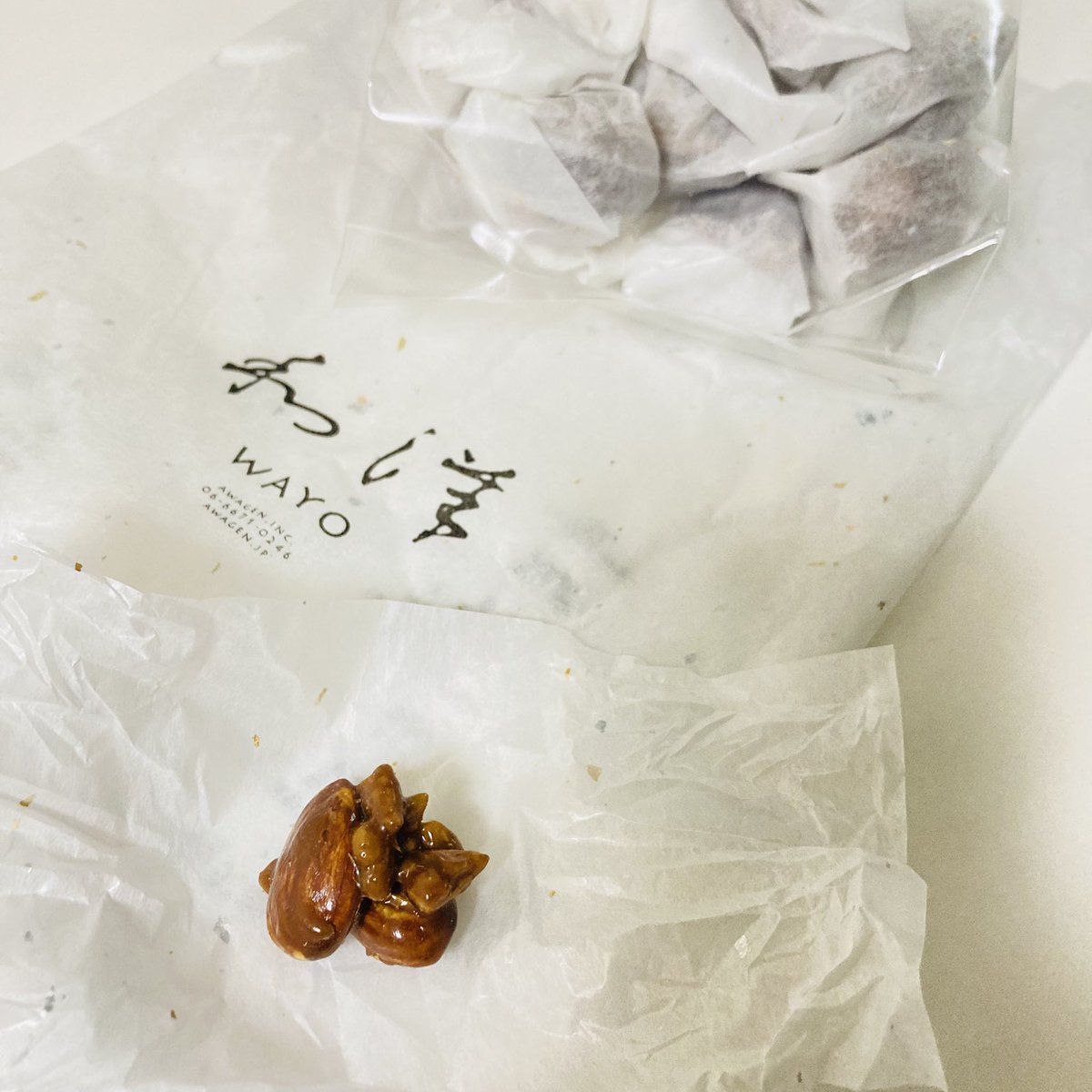 ゆかちゃんにお願いして、なかなか入手できない粟玄の和洋買ってもらえ