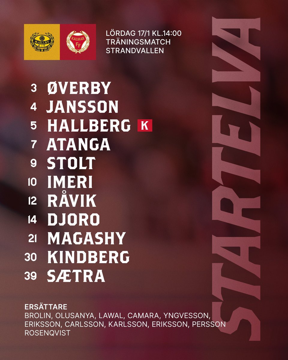Startelvan mot Mjällby på Strandvallens konstgräs 🔴