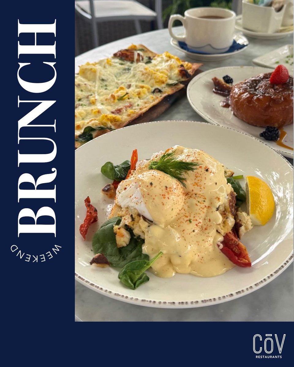 Enjoy delicious entrees, fresh-brewed coffee, and sweet caramel rolls during BRUNCH at CōV this weekend!

📸 @grace_cannon

#LifeAtTheCoV #brunch