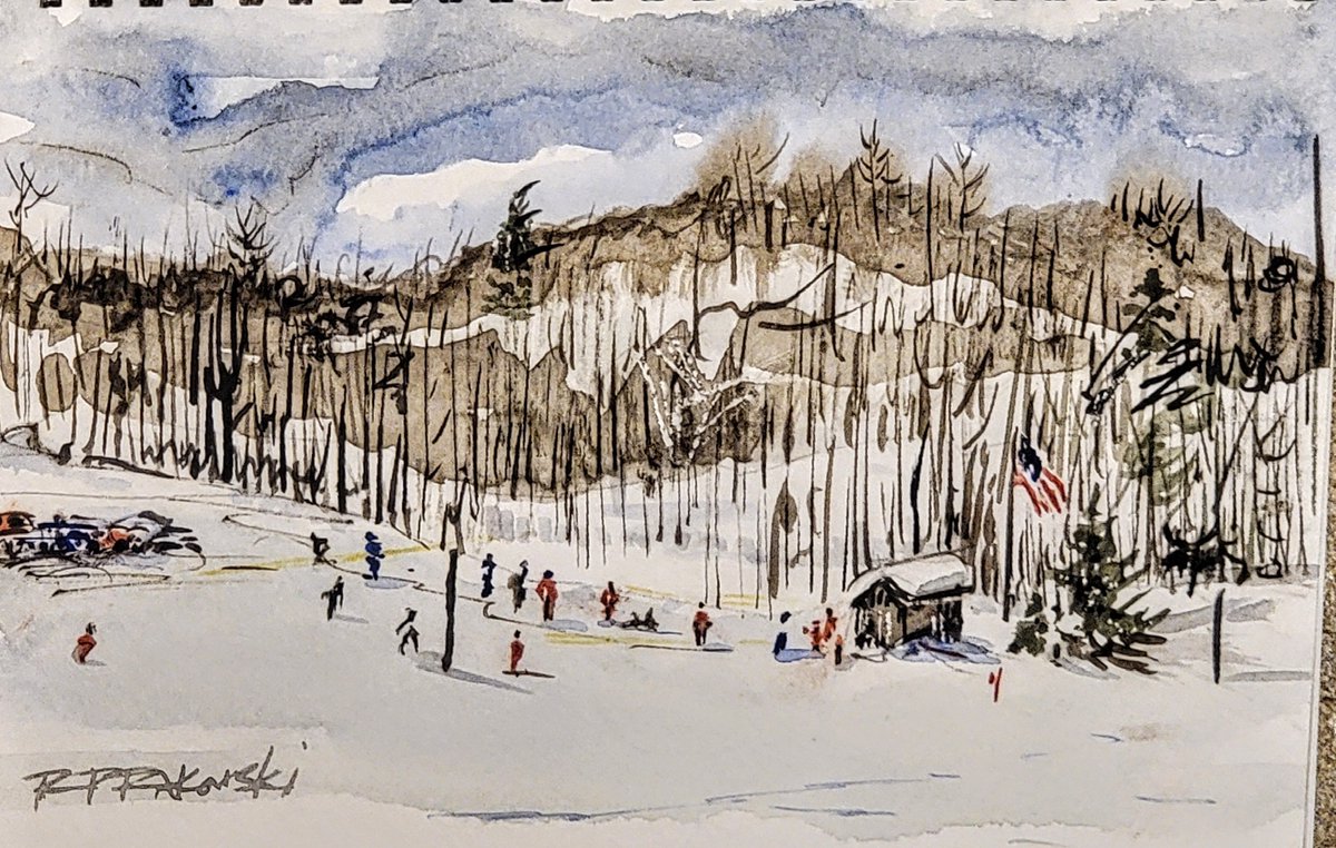 ncpr's tweet image. "Mighty Mite #X12" Beginners hill at McCauley Mountain, Old Forge. Artist : Ron Rakowski

Artwork of the Week ( #ncprartwork ) is supported by Downtown Artist Cellar:
@downtownartistcellar