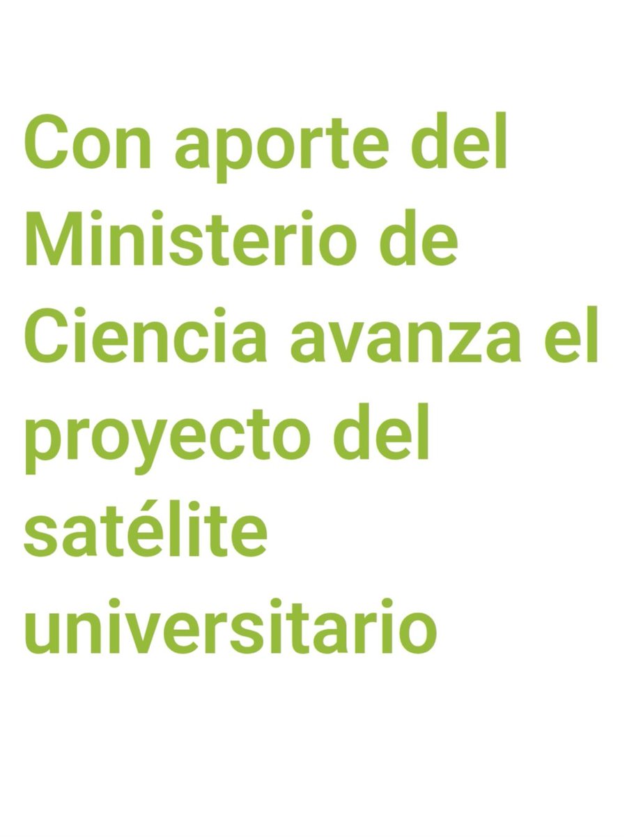 FilmusDaniel's tweet image. Felicitamos a investigadores de CONAE y las universidades de La Plata y San Martín que, a pesar del feroz ajuste de Milei (-40%), diseñaron el satélite que formará parte de Artemis. El acuerdo con la NASA, la participación y el satélite son de 2023. Milei miente, como siempre 👇🏼