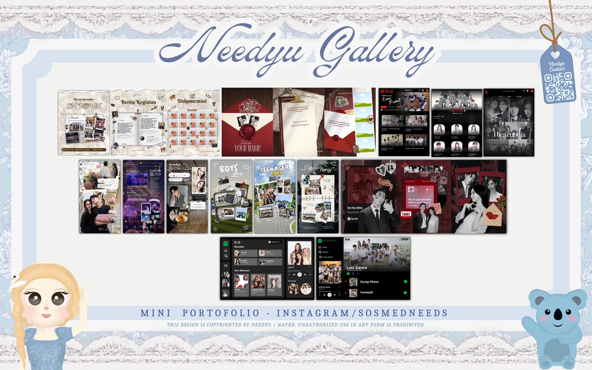 NeedyuArt's tweet image. 𝜗𝜚 ── ⊹ ‧₊˚ help repost? Thanks!

  ໑ ⊹ ・ 📮 Hi Needers! Im open edit and design for Layout  &amp;amp; BA Set Up, Edit Pricelist, QR Deco, Sticker Pack, WM, Logo, Chibi &amp;amp; Any Commissions , IG Feeds, Lanyard, Poster, etc by req and custom, rush order available. #zonauang #zonaba