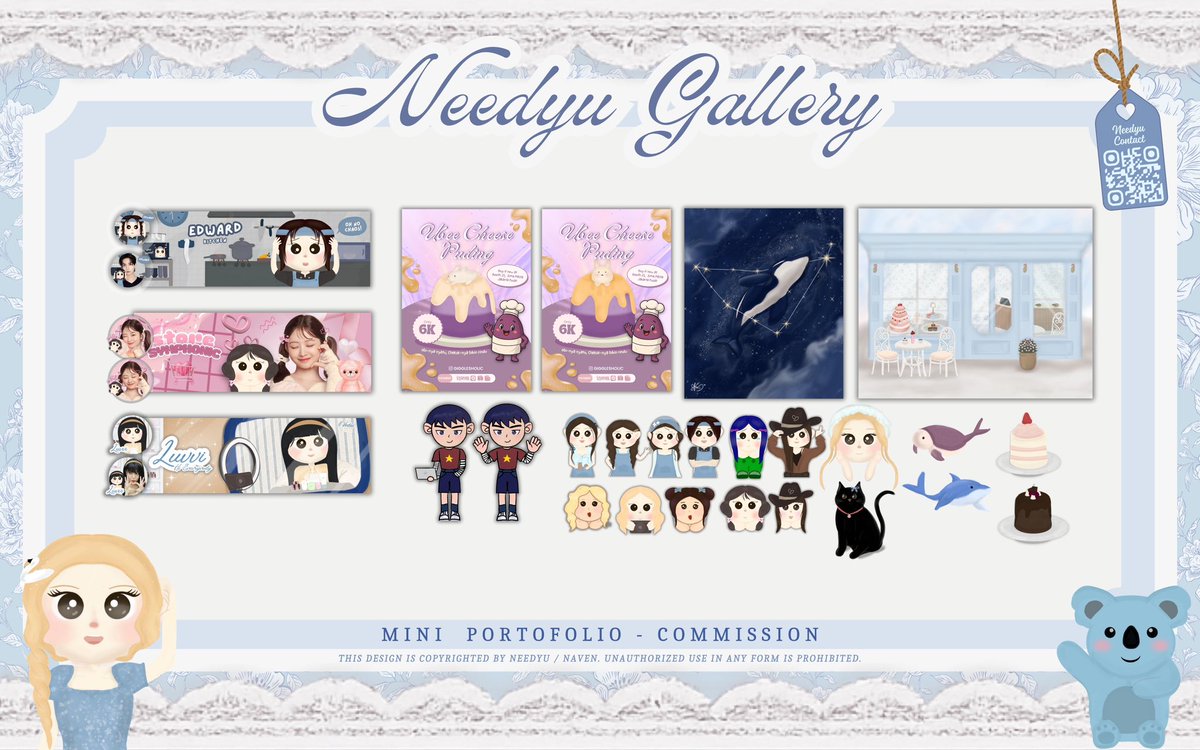 NeedyuArt's tweet image. 𝜗𝜚 ── ⊹ ‧₊˚ help repost? Thanks!

  ໑ ⊹ ・ 📮 Hi Needers! Im open edit and design for Layout  &amp;amp; BA Set Up, Edit Pricelist, QR Deco, Sticker Pack, WM, Logo, Chibi &amp;amp; Any Commissions , IG Feeds, Lanyard, Poster, etc by req and custom, rush order available. #zonauang #zonaba