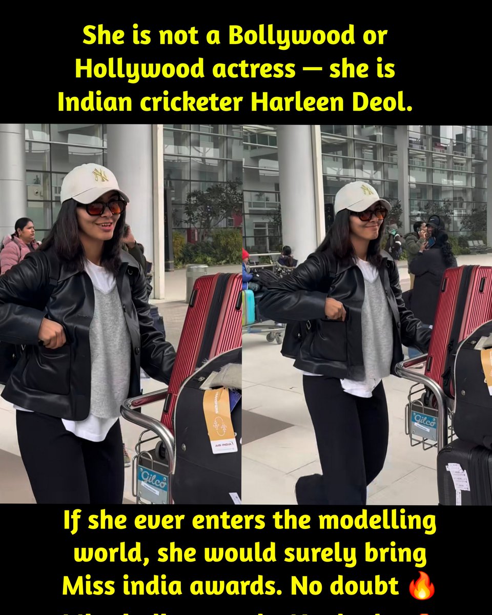 simpletrolls's tweet photo. Aside from being a cornerstone of the Indian middle order, Harleen Deol is widely regarded as one of the most stylish and charismatic athletes in world cricket. Standing at 5'8" with a screen-presence that fans often compare to top-tier models
#cricket #HarleenDeol https://t.co/2A4G9ehWL8