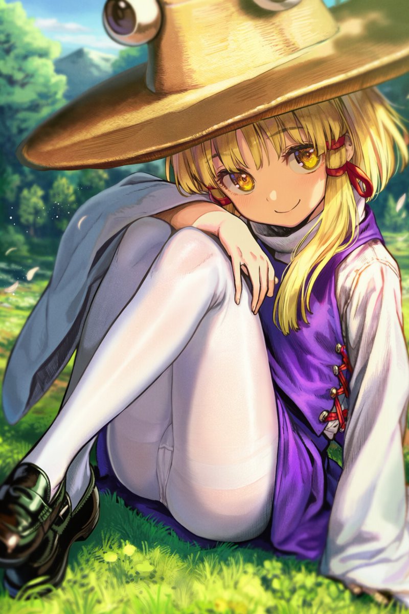 白タイツいいですよね
#洩矢諏訪子