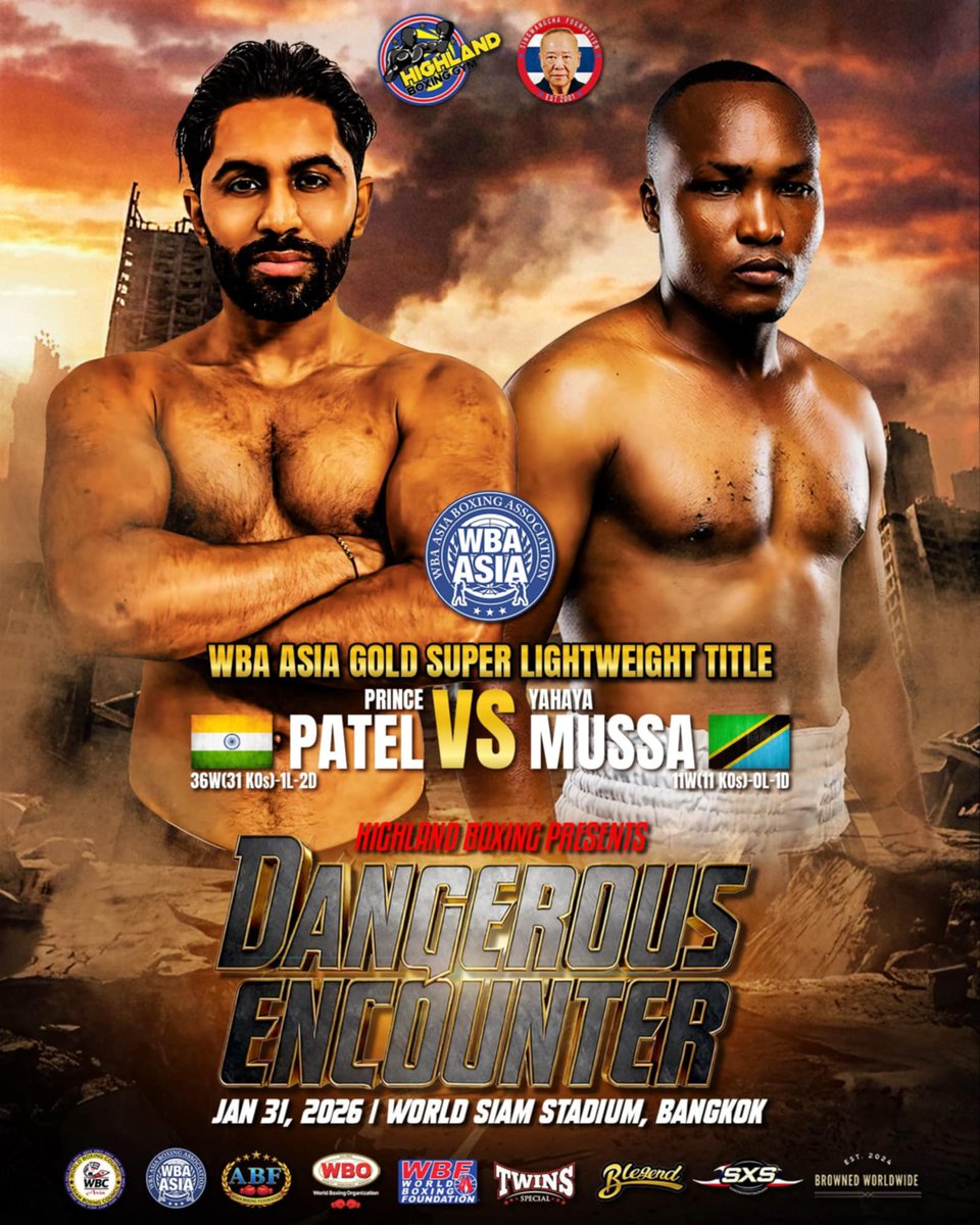 PrincePatel1993's tweet photo. Representing India ๐ฎ๐ณ
WBA Asia Gold Super Lightweight Title ๐
๐ Thailand
๐๏ธJanuary 31st
Popping another 0 ๐
Records get broken โ๏ธโ๐ฅ https://t.co/d2wd7onLDl