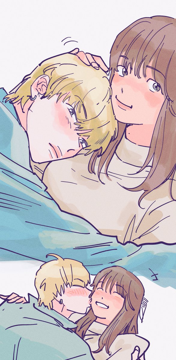 kkaedol2's tweet image. 닉ㄴ쭈ㄴ라고 그린건데 그냥 닉쭈 뇨타 + 닉남 처럼 됐다... 흐흑 합작시간 때 올리고팠는데 이제서야 올리네요😭