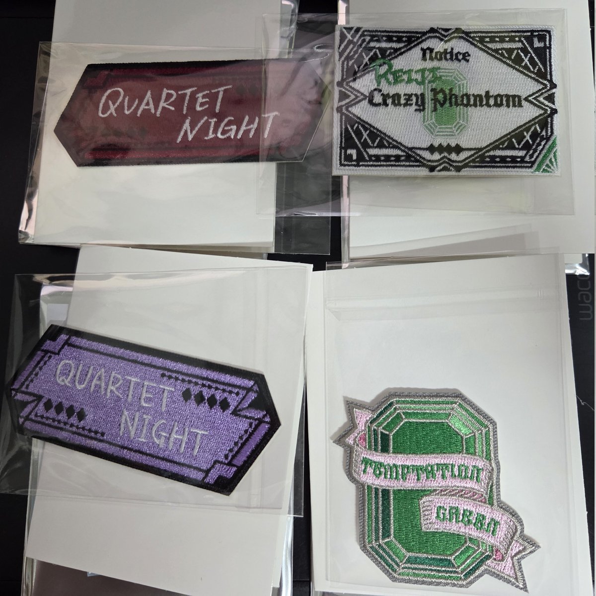 우타프리 TABOO NIGHT XXXX 타부나이 와펜 교환 구합니다.

동종 카뮤로 교환원해요!
디엠알림 오지않아서 디엠주실경우 마음이나 멘션도 함께 부탁드려요!

#우타프리장터 #우타프리_장터
<a href="/UTA_FOREST/">🌸우타프리 [공구,판매] 알티계정🌸</a>