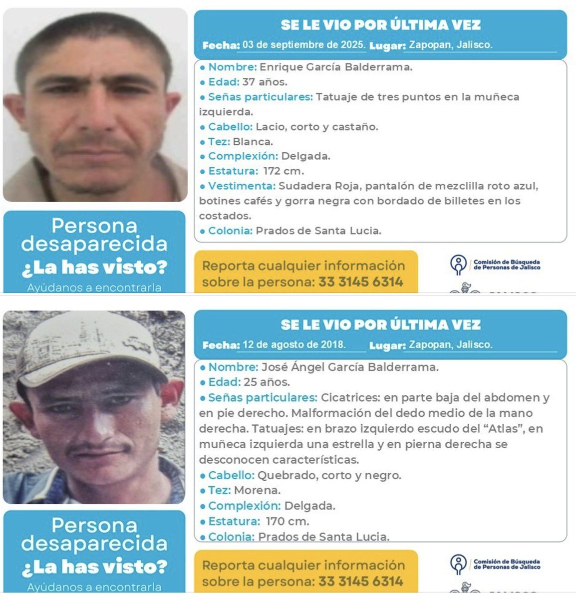 VMGlezR's tweet image. Desaparecen dos hermanos en #Zapopan, #Jalisco (Prados de Santa Lucía).