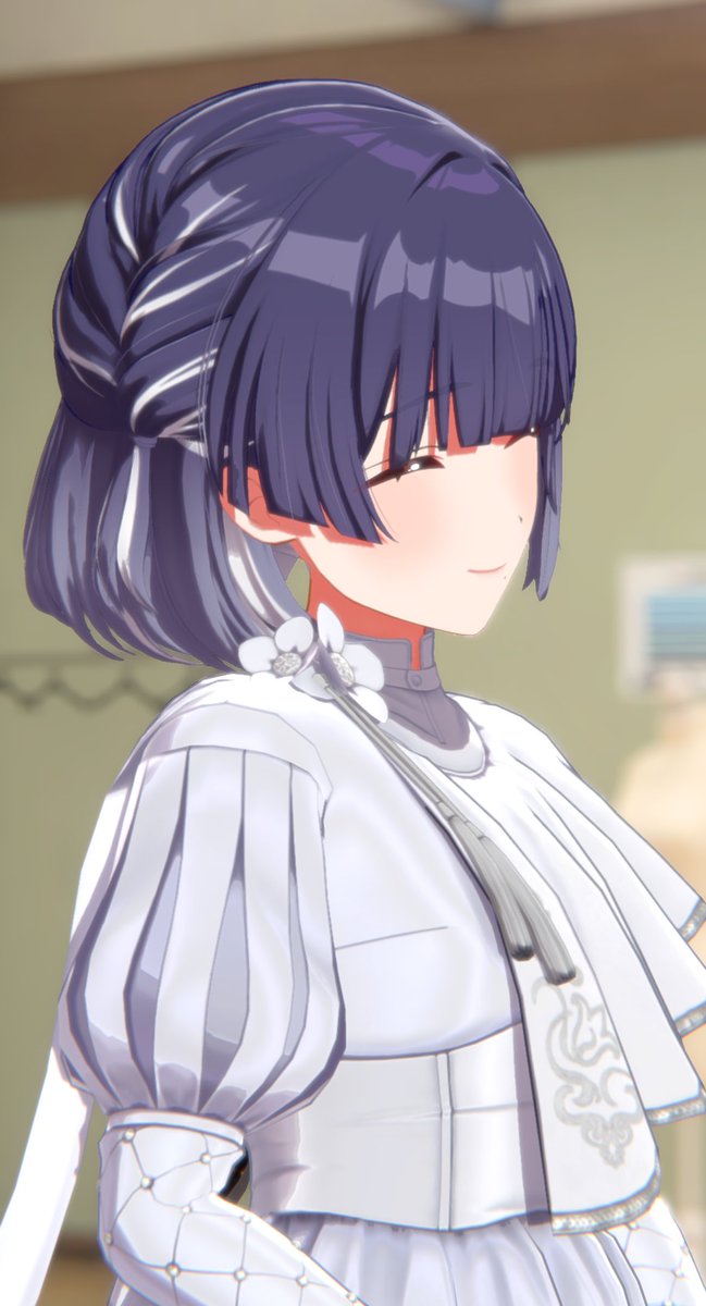 美鈴の髪型をCampus modeにすると白のメッシュ入ってて、今回の手毬ぽくなってユニット感あるのでおすすめですദ്ദിᐢ- ̫-ᐢ₎