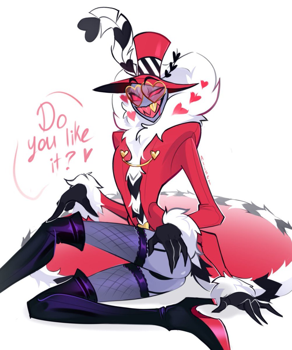 AlisetAron's tweet image. Okay, what about the moth?🦋
#HazbinHotel #Valentino