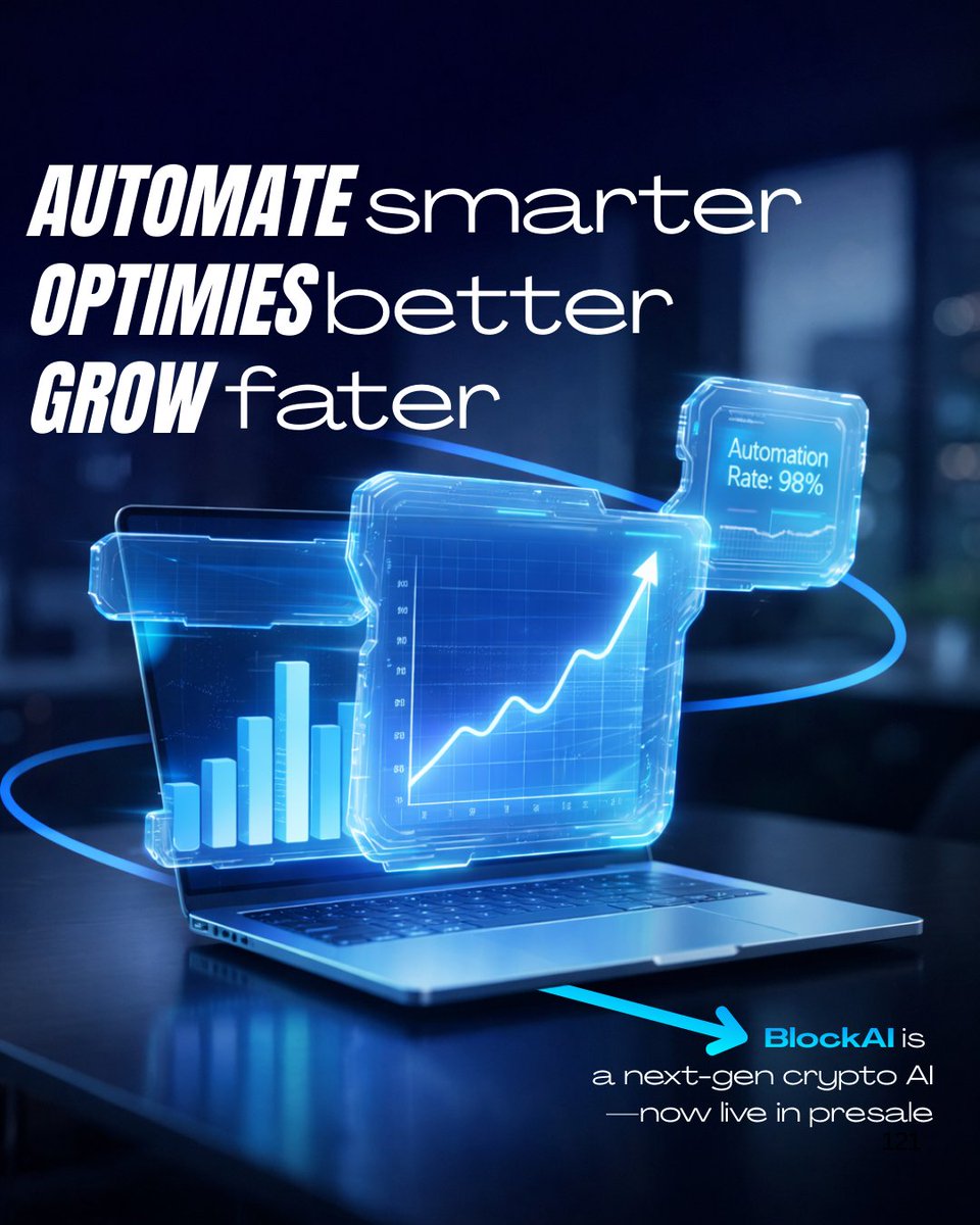 BlockAIProtocol's tweet image. Crypto is moving beyond hype.
Capital is flowing into AI driven infrastructure as Bitcoin holds strong and institutions stay active.
Built for speed, automation, &amp;amp; intelligent blockchain execution powering next Web3 phase.
The future isn’t loud. It’s smart.
It’s Block AI 🚀