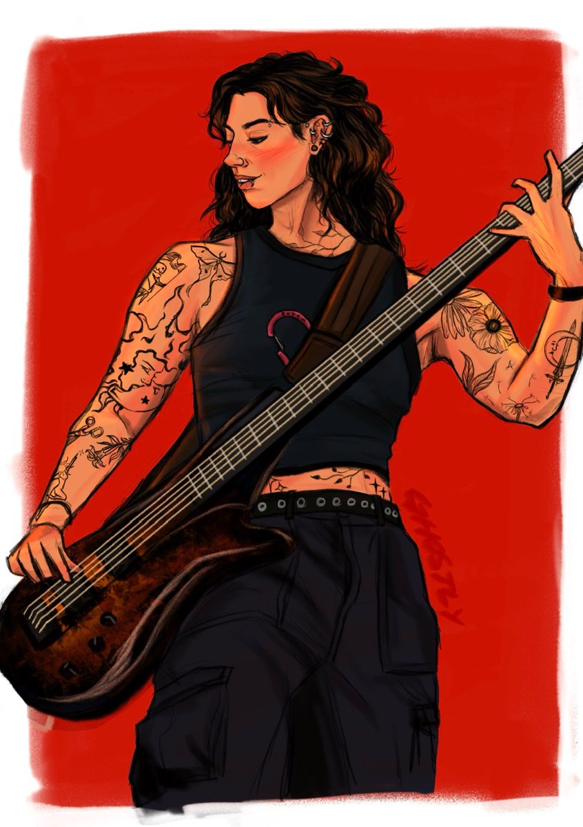 Ghostlyazaleas's tweet image. Make the gays go crazy 🎸