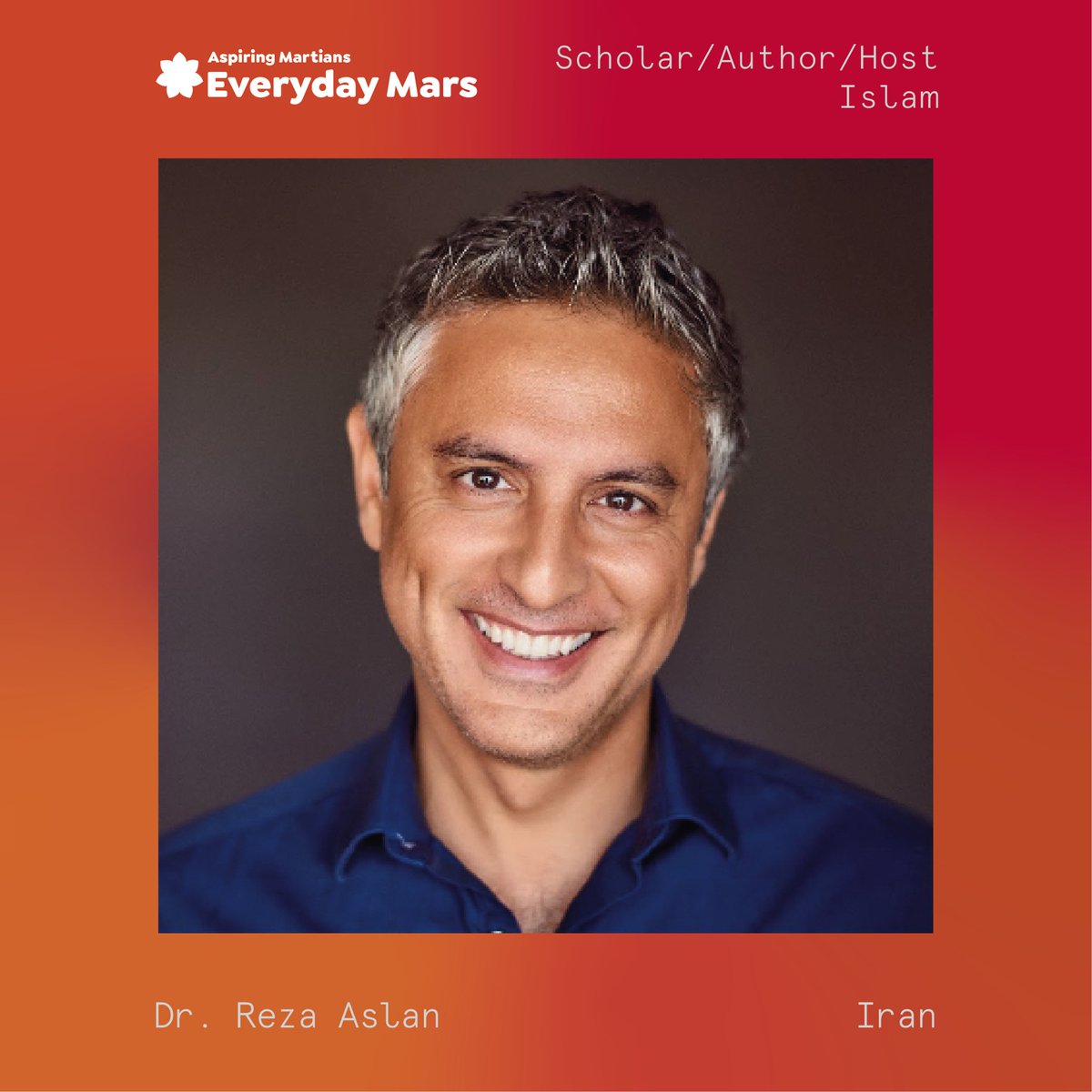 What happens to Islam when Earth is no longer beneath your feet and the Sun keeps a different time?

This Tuesday on Aspiring Martians, I talk with Reza Aslan about Islam on Mars: prayer, Ramadan, &amp; how faith adapts when humanity becomes multiplanetary. 

🎙️ Episode drops Tuesday