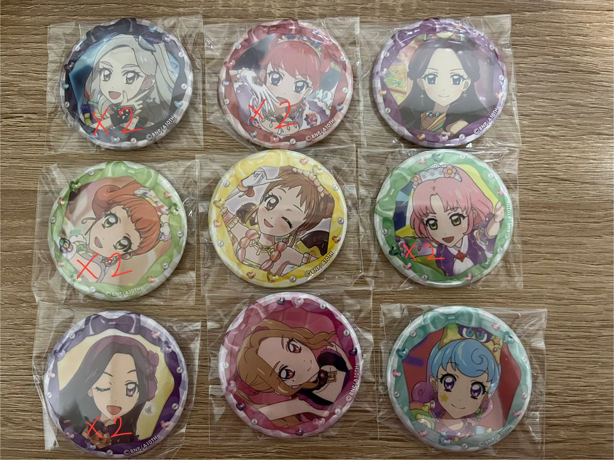アイカツ 交換 買取 譲渡 缶バッジ ステージ缶バッジ 譲：画像、買取