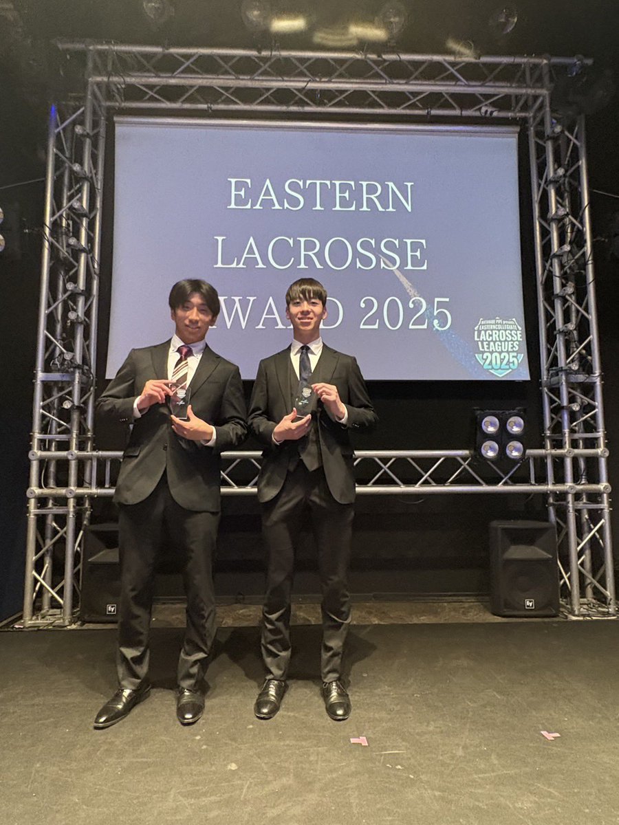 TGU_LACROSSE's tweet photo. 【Eastern Lacrosse Award 2025】

本日行われました Eastern Lacrosse Award 2025にて、弊部がBest official に選出されました！

Best official は3年連続で受賞することができました！
今後も応援よろしくお願いいたします！

＃東京学芸大学 ＃男子ラクロス部＃東京学芸大学男子ラクロス部 https://t.co/bUKXYqVTl7