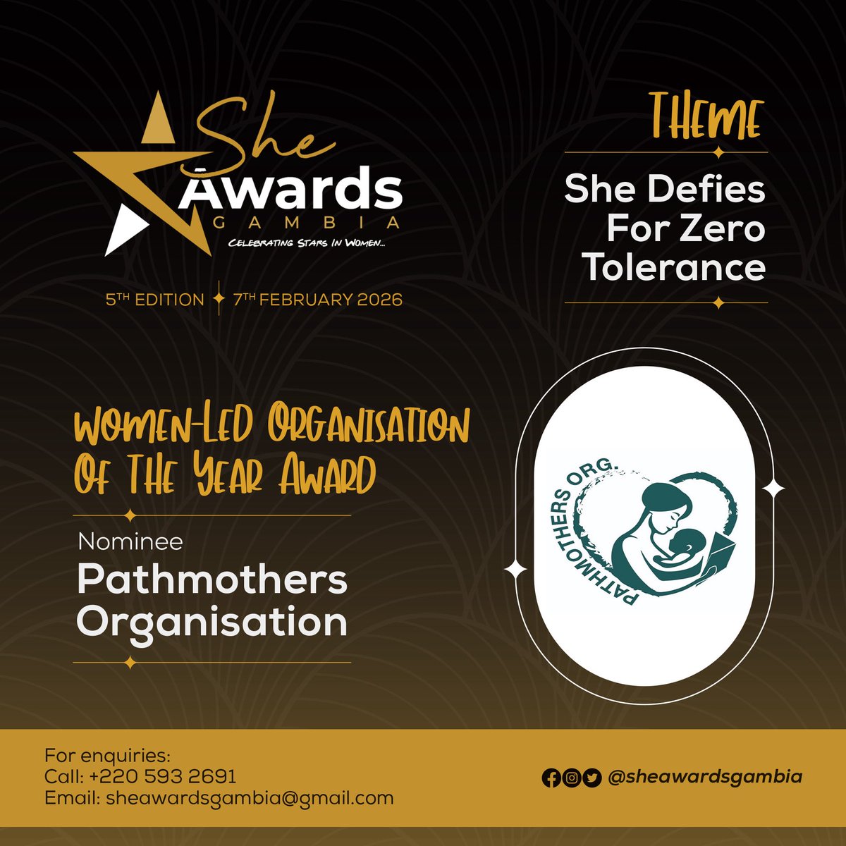 She Awards Gambia tweet media