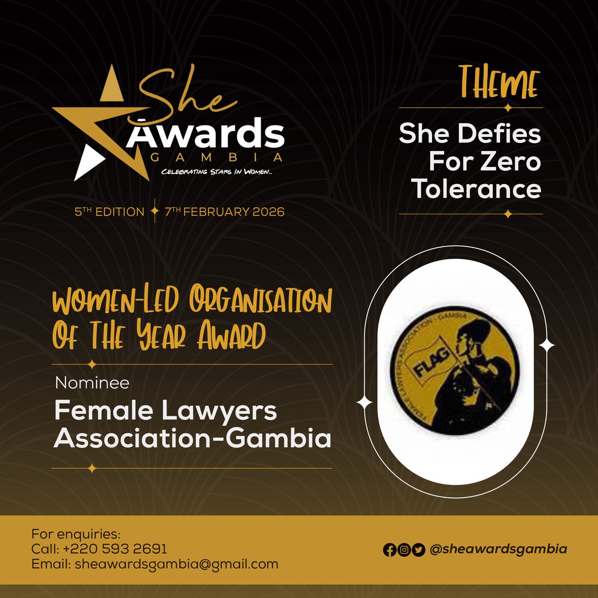 She Awards Gambia tweet media