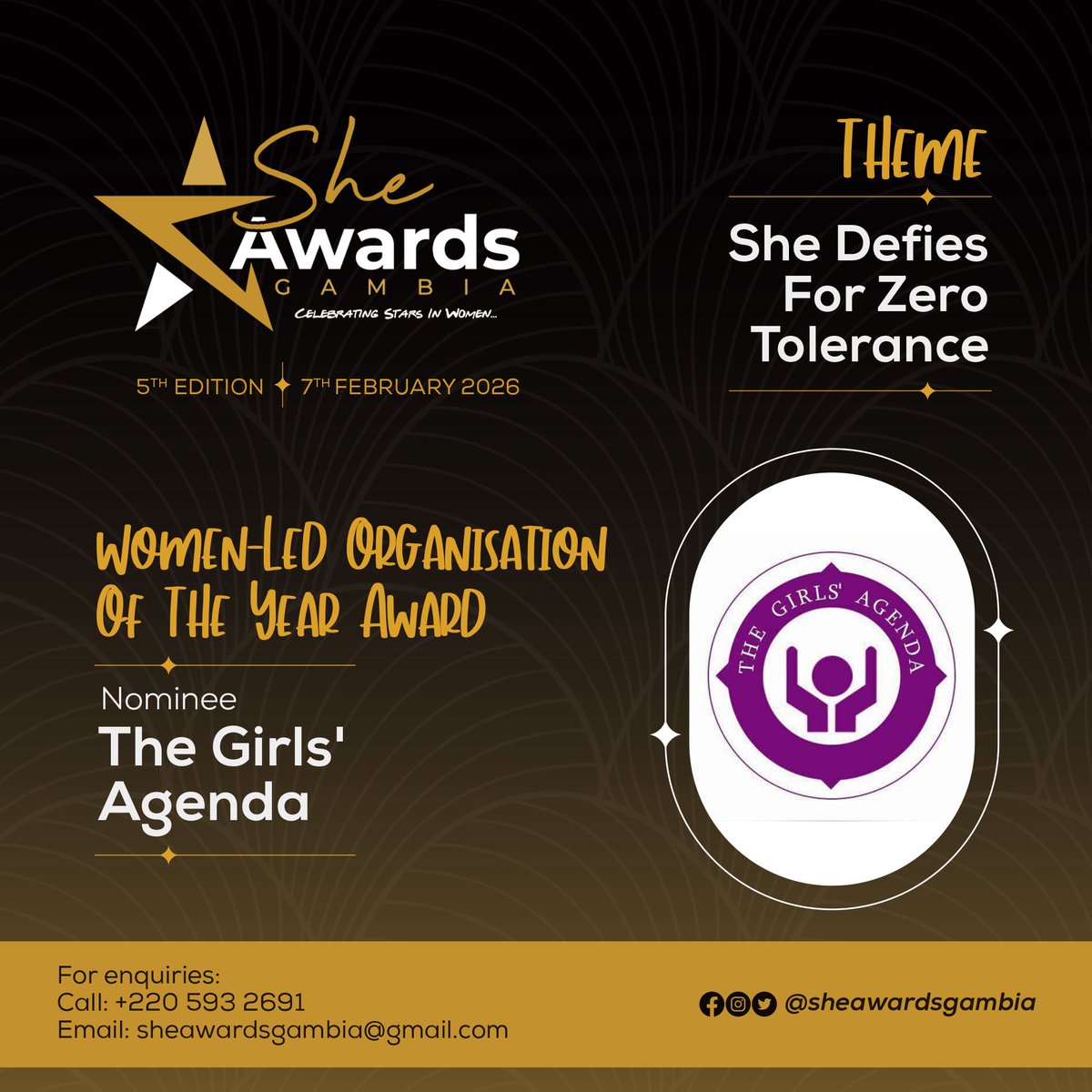 She Awards Gambia tweet media