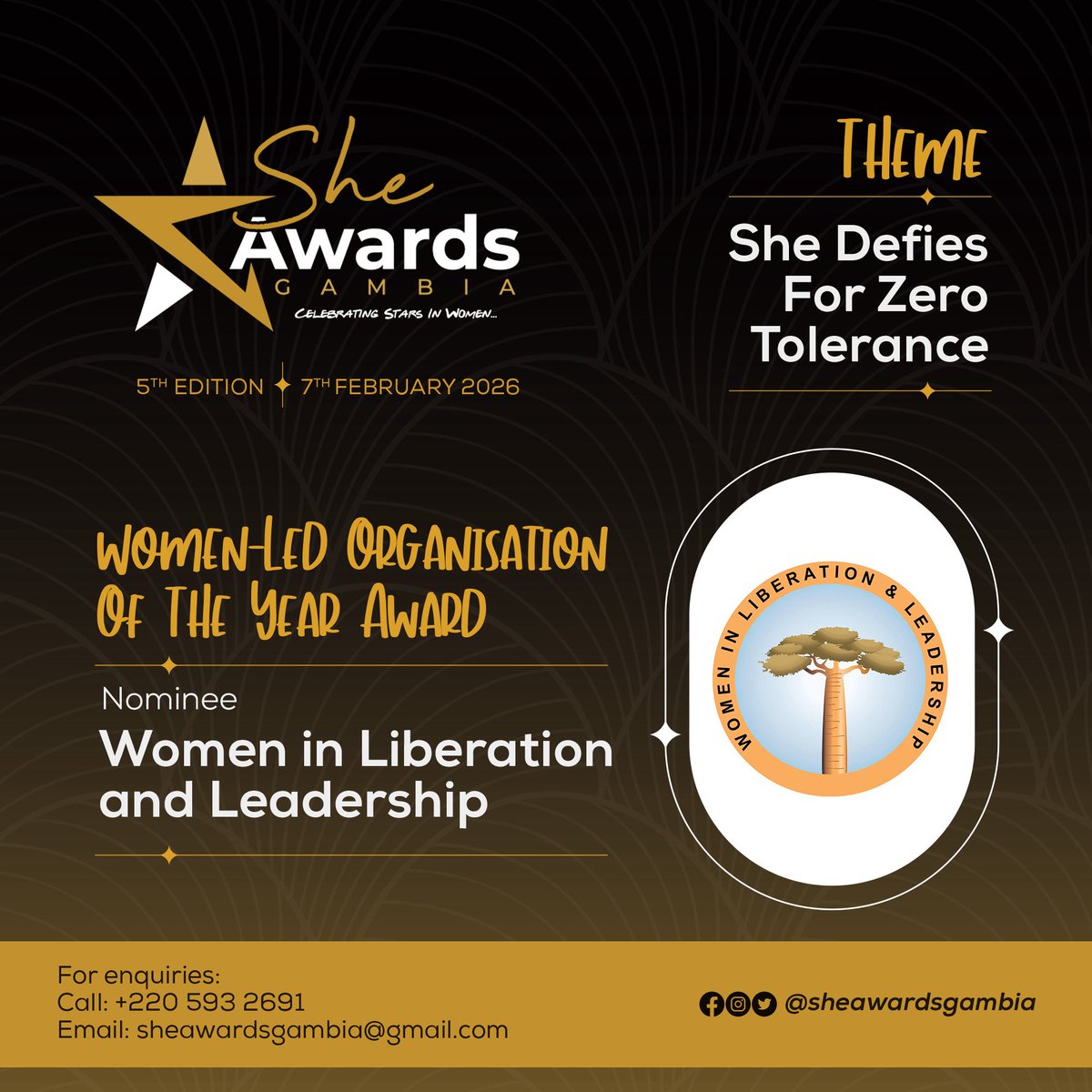 She Awards Gambia tweet media