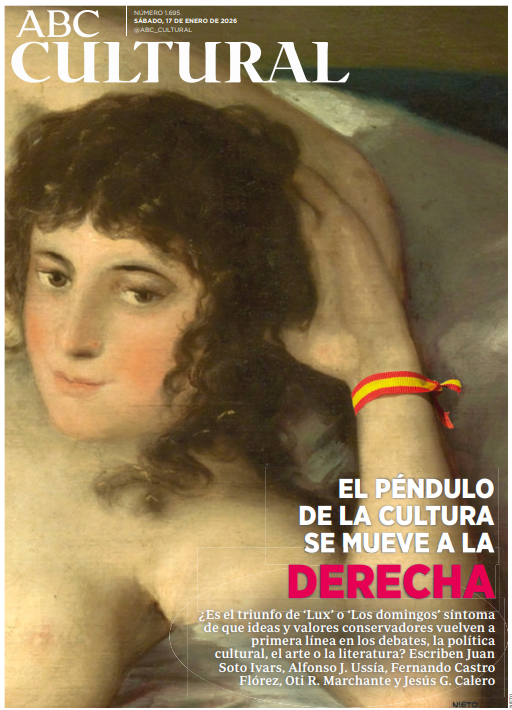 juance's tweet image. Lo que a mí me da mucha pena de esta portada de hoy del @ABC_Cultural, de @ABC_es, es lo enterrada que está en la psique colectiva la idea de que una bandera tan bonita como la española cobije una sola manera de pensar.
¡Ay, si la maja desnuda levantara la cabeza!