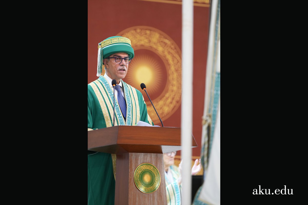 AKUGlobal's tweet photo. 𝗖𝗹𝗮𝘀𝘀 𝗼𝗳 𝟮𝟬𝟮𝟱 — 𝘆𝗼𝘂 𝗱𝗶𝗱 𝗶𝘁. 𝗖𝗼𝗻𝗴𝗿𝗮𝘁𝘂𝗹𝗮𝘁𝗶𝗼𝗻𝘀 🎓🎉

At its 38th Convocation in Pakistan, the Aga Khan University celebrated the graduation of 461 students from 18 degree programmes and marked a historic moment with the formal installation of Princess Zahra Aga Khan as the University’s first Pro-Chancellor. In this role, Princess Zahra will guide AKU in its continuing efforts to improve quality of life.

In his message, AKU’s Chancellor, His Highness the Aga Khan, reminded graduates that both they and the University carry “an extraordinary responsibility and an extraordinary opportunity — to create, to disseminate, and to apply knowledge in ways that improve the quality of human life.”

Read more: https://t.co/La55Eft5US

#AKUConvocation #ClassOf2025 #AKUPowerOfOpportunity #AKUConvocationPakistan
