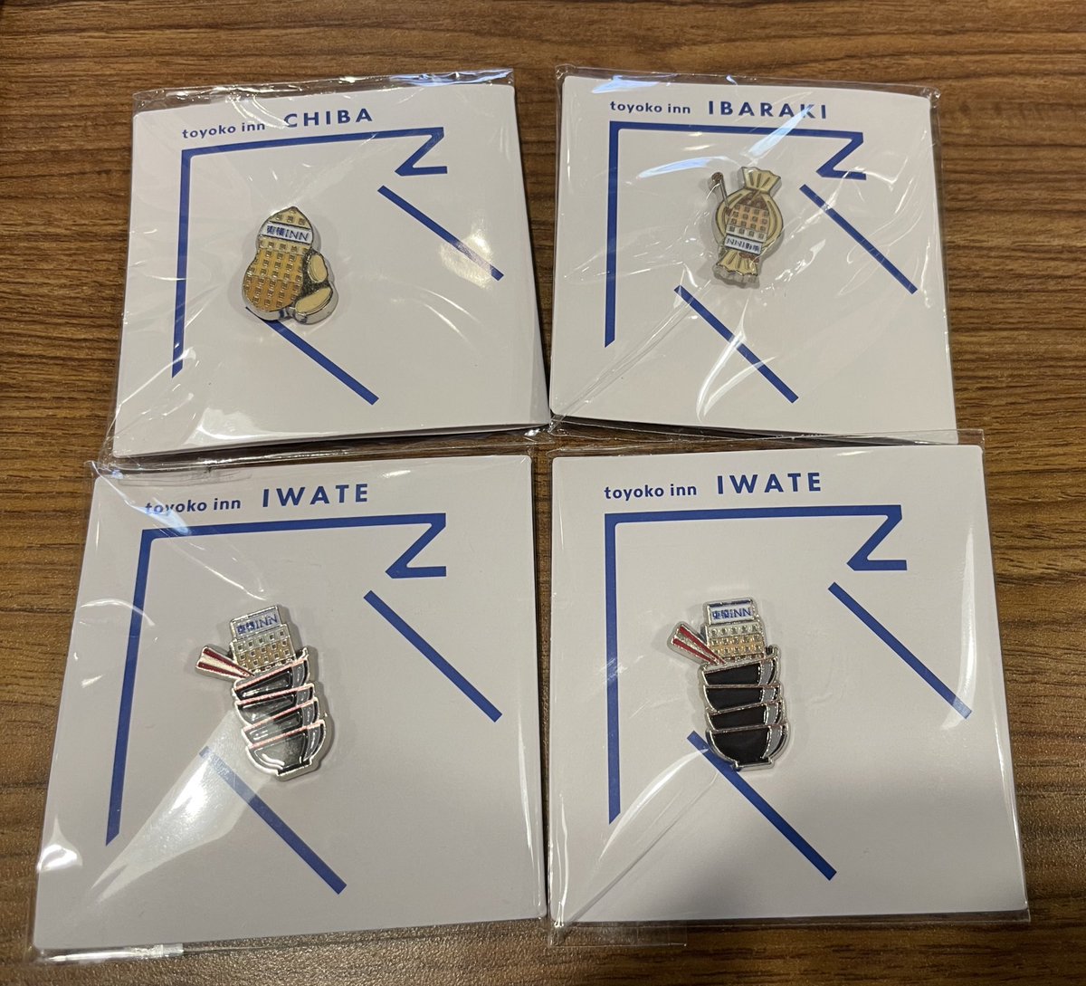 東横イン ピンバッチ 海外5点➕大阪➕北海道計7点セット S*a様 東横