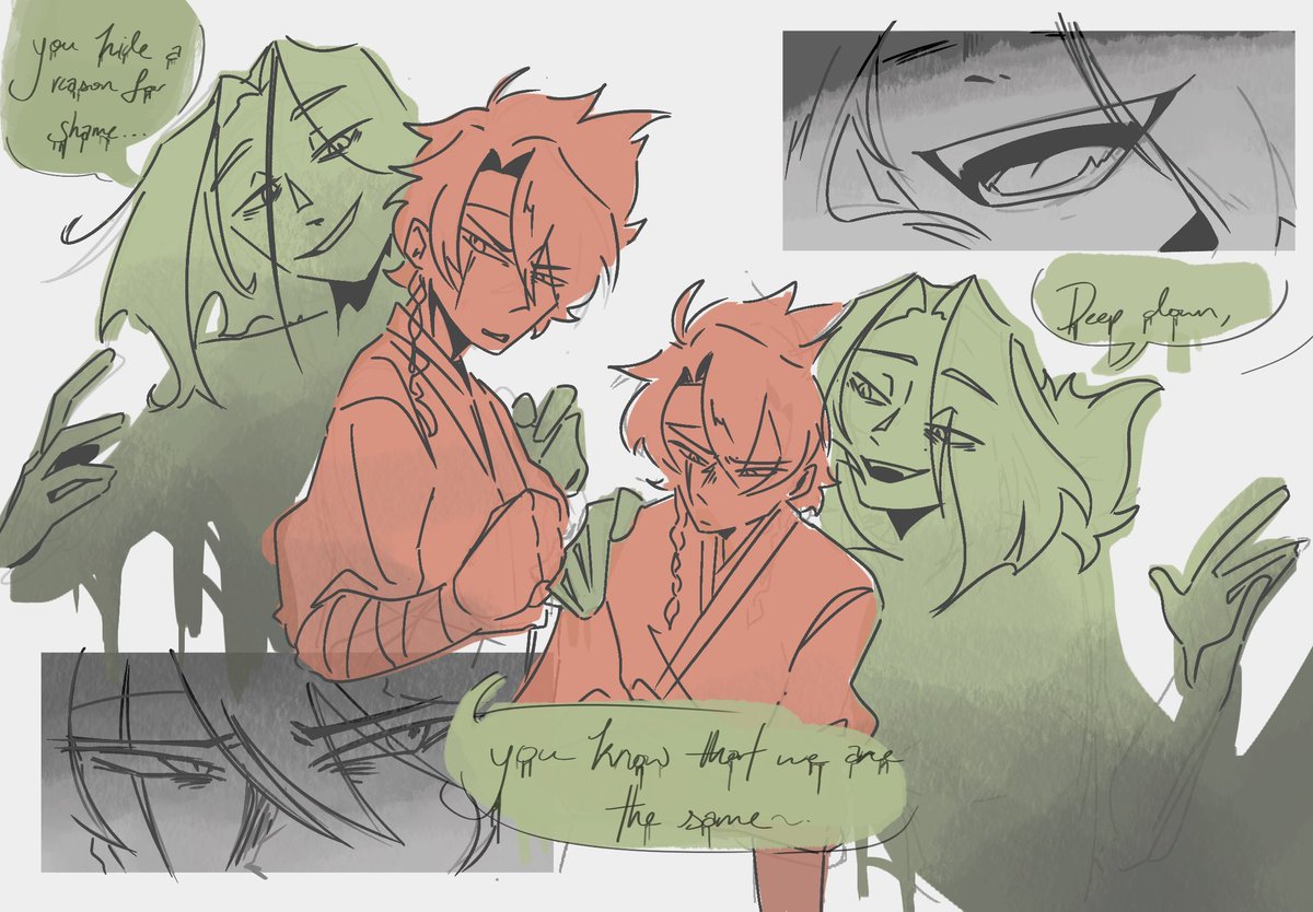 We are the same, you and I #ninjago #ninjagofanart
