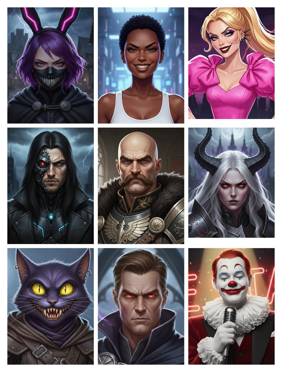 Klayeramastudio's tweet photo. Algunos de los mejores villanos de COD-R.... ¿Cuál es tu favorito? 😼
#chaosofdestinyremake #rpggames #indiedev #indie https://t.co/vvGd9OYUu4