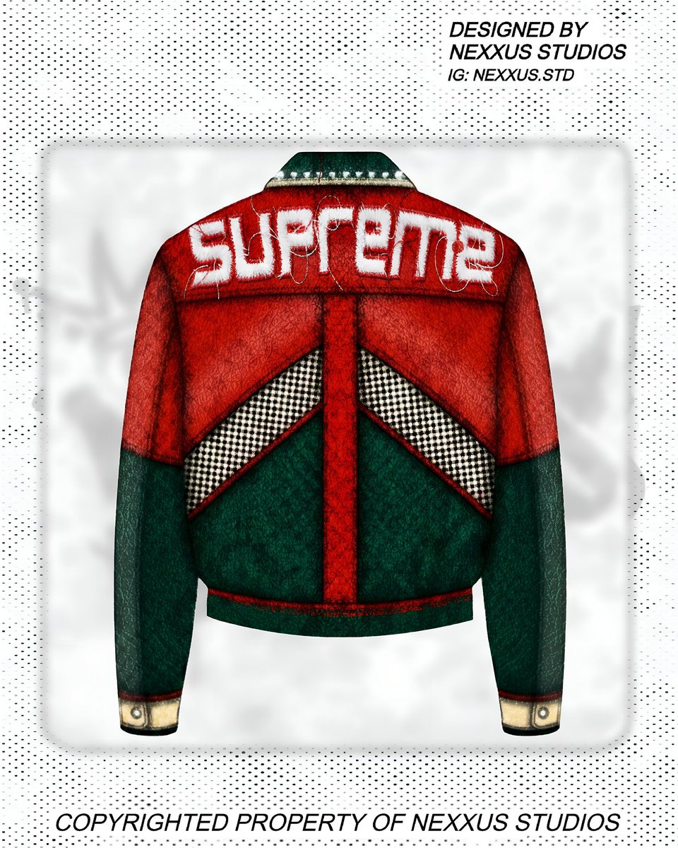"Don’t wait for inspiration. It comes while working." – Henri Matisse

Marty supreme leather jacket

First design I am making for supreme