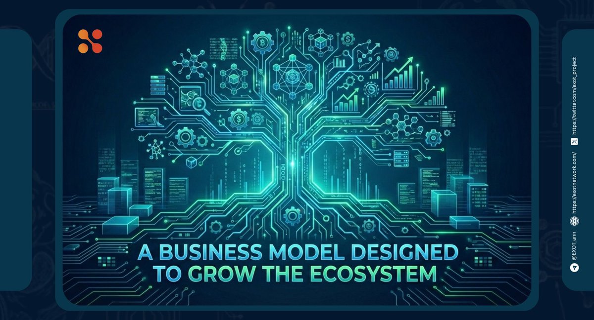 Sustainability isn’t an afterthought, it’s the foundation. 🧱

EXOT is built on a diversified, sustainable revenue model designed to grow long-term ecosystem value. All revenue, after foundation operating costs, flows directly into the DAO Treasury and is reinvested to fuel