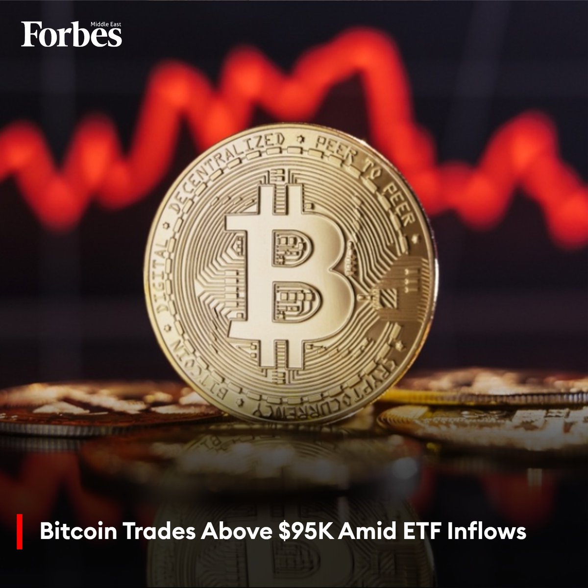 Bitcoin extended its weekly advance, trading above the $95,000 level,  supported by strong institutional inflows into exchange-traded funds,  alongside legislative developments in the #US. #Forbes For More Details:  https://t.co/lH0LD0swoX