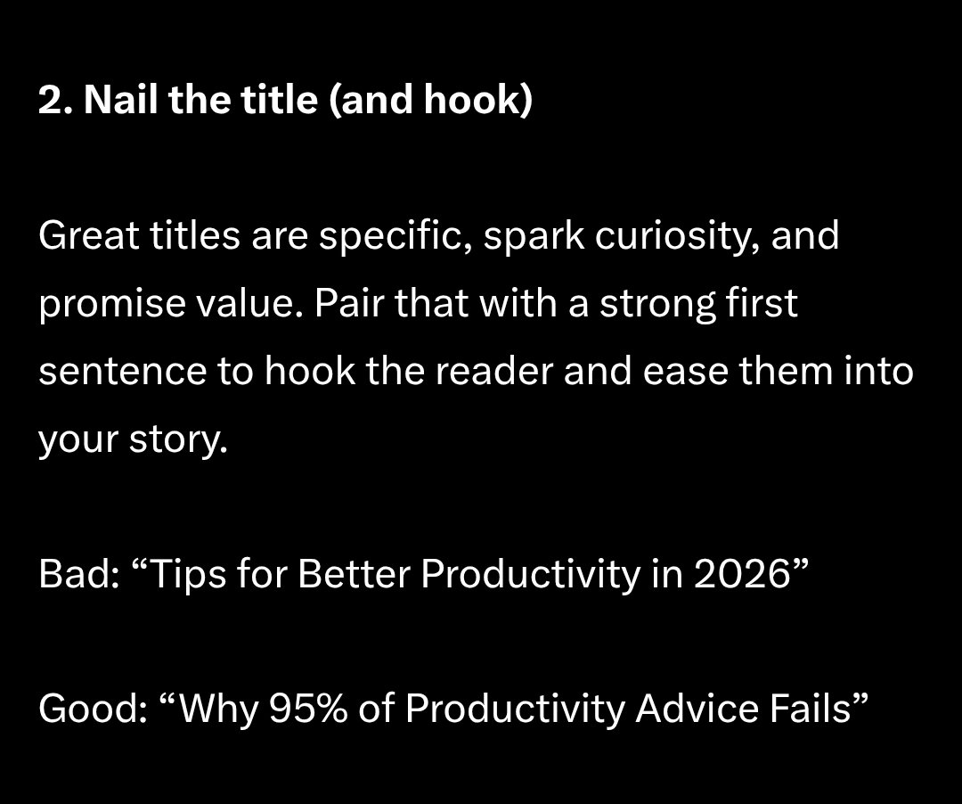 X urging users to write clickbait articles