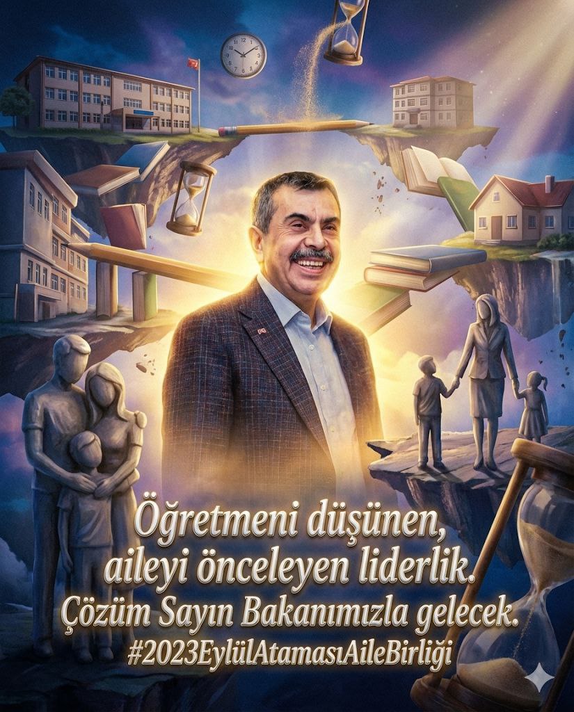 <a href="/Yusuf__Tekin/">Yusuf Tekin</a> Sayın bakanımız 2023 atamasının sesini duyun, 2026 mazeret tayinine başvuru yapamıyoruz lütfen çözümü olmalı yoksa 4 yıl eşlerimizden ayrı kalmış olacağız <a href="/tcmeb/">Millî Eğitim Bakanlığı</a> <a href="/Yusuf__Tekin/">Yusuf Tekin</a> <a href="/TayinHakki2026/">Mazeret Tayin Hakkımız 2026</a>