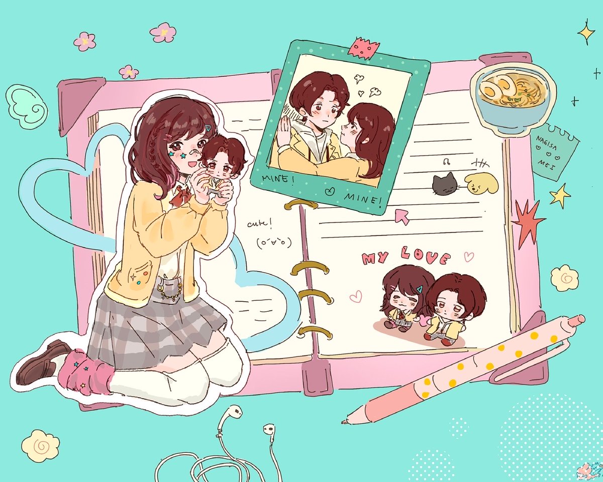 Akikogamingidol's tweet image. [WonderStar]

Mei's journal~ 

🎨 @/bunsy_bun 

#yumeship #ocxcanon #p5x