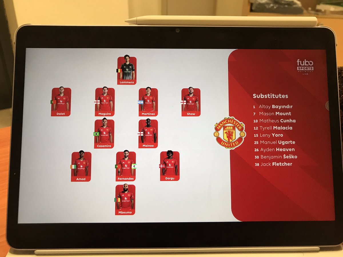 PrinceJoeII's tweet image. Alternative (more banter + confidence):
That lineup tells you everything.
Control the midfield.
Attack with intent.
Defend with pride.
Old Trafford under the lights hits different.
We’re ready 🔴
#MUNMCI #GGMU