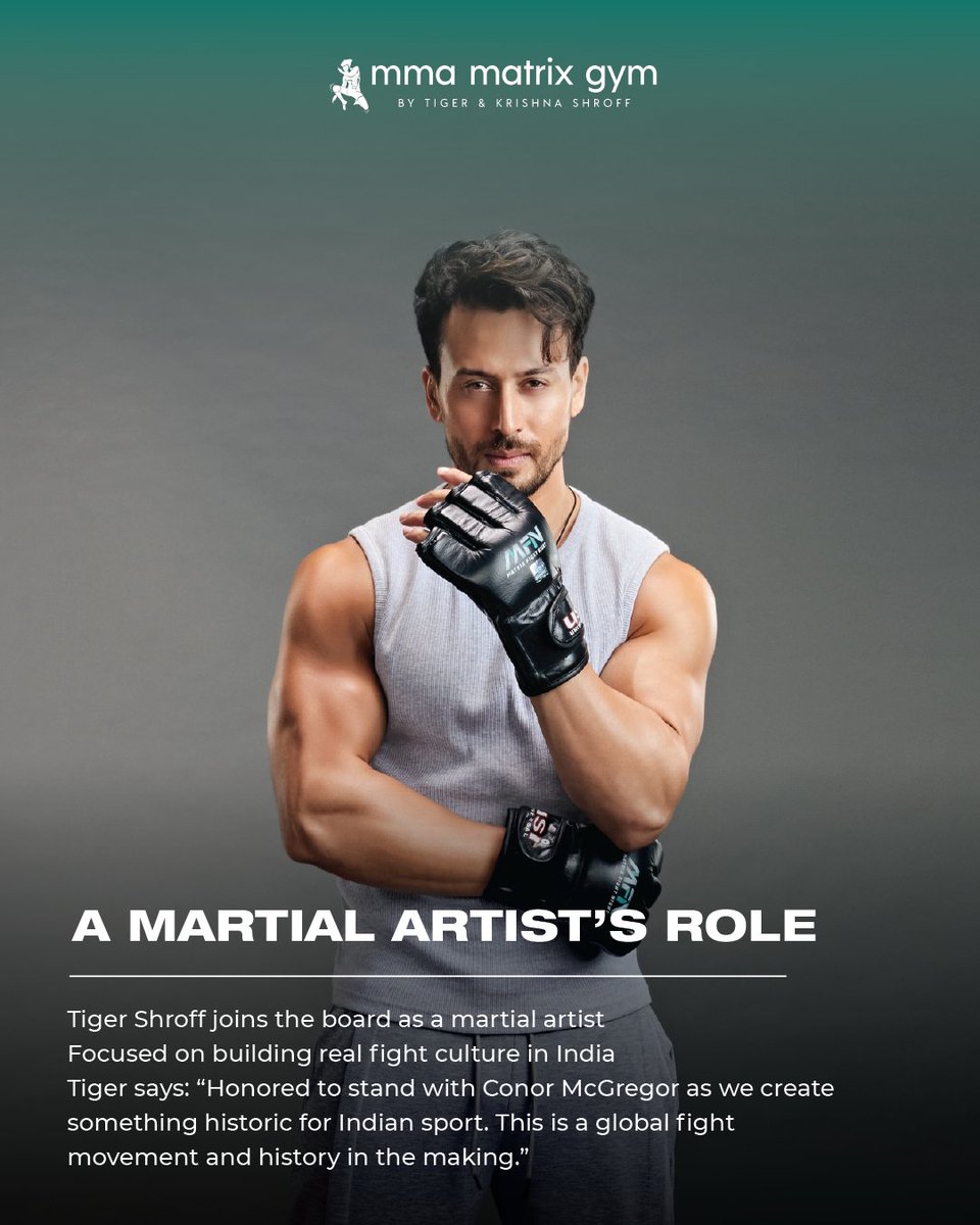 MmaMatrix's tweet photo. From mastering movement to shaping a movement.
Tiger Shroff’s journey is about craft, control, and credibility.
As MMA Matrix goes global, it’s about raising the standard of fight culture.
Beyond hype. Pure skill. 🥊🔥
#MMAMatrix #TigerShroff #GlobalFightMovement https://t.co/ng5CxthW7y