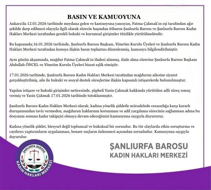 Şanlıurfa Barosu Başkanlığı (@urfabarosu) on Twitter photo 