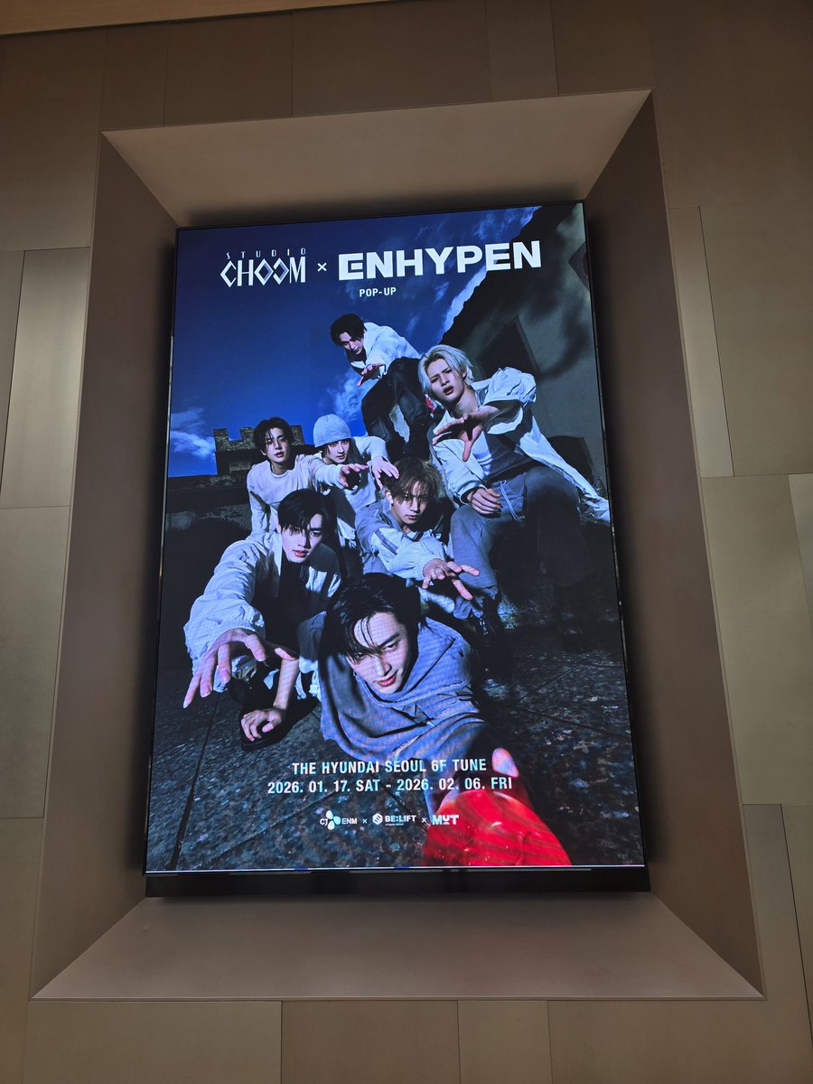 STUDIO CHOOM x ENHYPEN POP-UP #ENHYPEN #EN_Knife #THE_SIN_VANISH