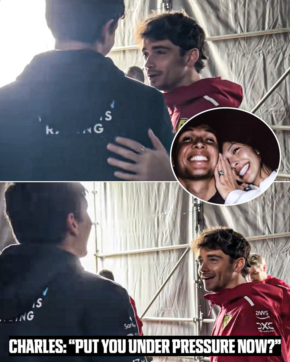 leclercsletters's tweet image. when you driver is so good he predicts who's gonna get engaged next

📷: @ESPNF1