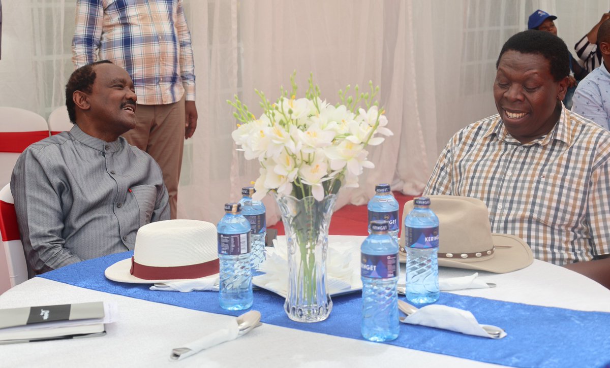 skmusyoka's tweet photo. This afternoon, I hosted a delegation from Murang’a County at Kithimani Farm, for an honest and forward looking conversation about the challenges our people are facing, the state of leadership in our country, and the Kenya we must deliberately build together.

I was joined by Hon Eugene Wamalwa, Hon Urbanus Wambua, Adv Ndegwa Njiru, and other leaders who share a deep commitment to courage, justice, and principled politics. I reaffirmed my solidarity with leaders who refuse to be intimidated and my unwavering stand with a generation whose voices matter and whose lives must never be treated as expendable.

Kenya belongs to all of us, and its future will be shaped by those who choose truth, fairness, and accountability over fear and silence.