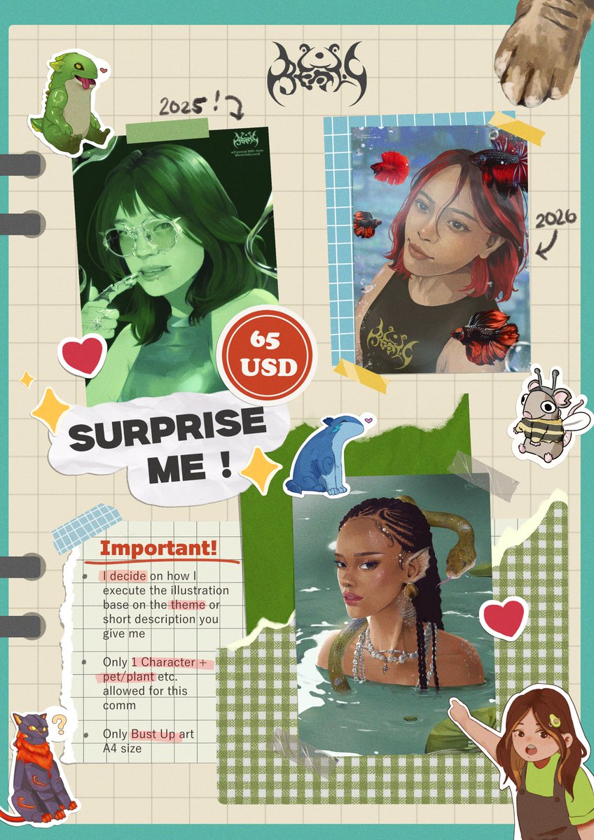 _berlo_'s tweet image. [rt appreciated] hello! Give me a subject and let me surprise you!

Opening a kind of service to fund my tabling fees, merch production, upcoming dental fees (tooth removal) and other utilities! Do check the sheet below