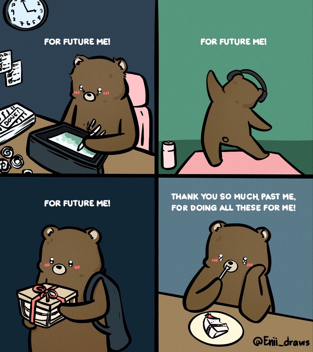 Enii_draws's tweet image. For future me!🐻
