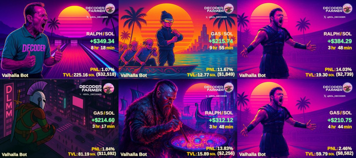 SOL_Decoder's tweet image. The AI devtool memecoin meta is REAL

And if you're still not a Valhalla bot user, you're missing on some SERIOUS GAINZZ big time 🤷‍♂️ 🫵 

Thanks to the Valhalla bot (@MeteoraAG copytrader), our users have been printing limitlessly with $GAS, $RALPH and most other ai tech…